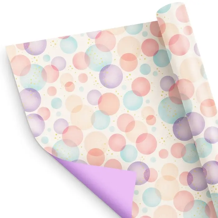 Бумага крафтовая двухсторонняя &laquo;Шары&raquo;, 70 &times; 100 см