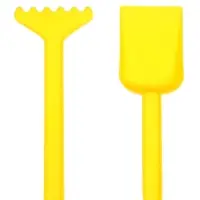 Набор для игры в песке (Ведро 1л, 4 формочки фрукты-ягоды, грабельки и лопатка)