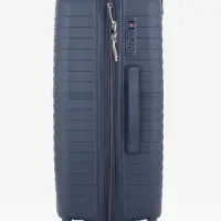 Чемодан на колёсах, 24", РР, кодовый замок, 43&times;26&times;66, см, синий