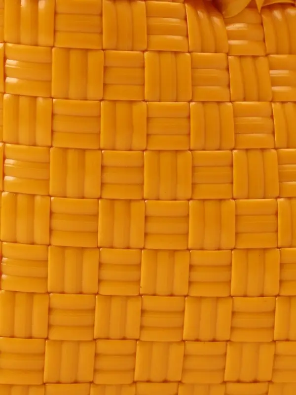 Сумка плетёная пластиковая, 23&times;11&times;30 см, жёлтая