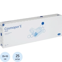 Повязка самоклеящ.стер п/операц. 35х10см25шт,COSMOPOR E9010370\901 024