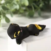 Фигурка настольная &laquo;Котик висячий&raquo;, на полку, керамика, 9 см, чёрный