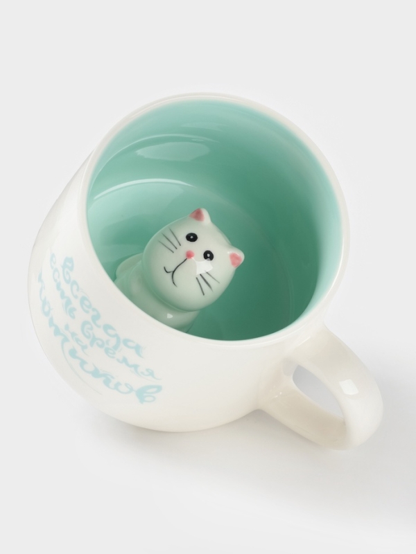 Кружка "Котик" 13х9х8 см