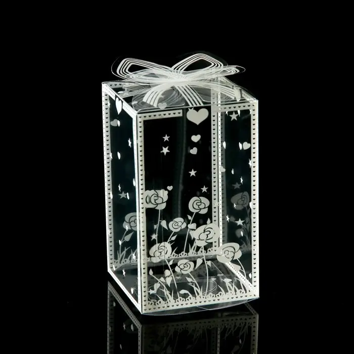 Складная прозрачная коробка из PVC, для упаковки подарков, «Весеннее настроение», 6×6×10 см Складная прозрачная коробка из PVC, для упаковки подарков, «Весеннее настроение», 6×6×10 см