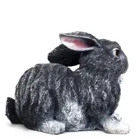 Садовая фигура из полистоуна &laquo;Заяц-почесун&raquo;, 28&times;14&times;21 см