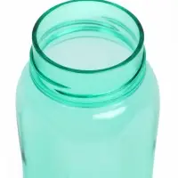 Бутылка для воды спортивная, прозрачная, 450 мл, 20&times;8 см, пластиковая, бирюзовая