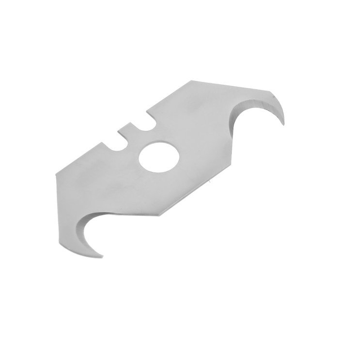 Лезвия для ножей ТУНДРА, трапециевидные крючкообразные, 19 мм, 5 шт. Лезвия для ножей ТУНДРА, трапециевидные крючкообразные, 19 мм, 5 шт.