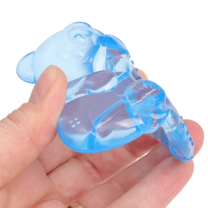 Прорезыватель охлаждающий с водой Крошка Я «Мишка с колечком», цвет МИКС