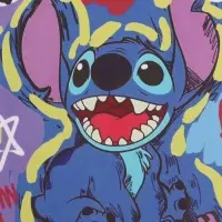 Ежедневник кожзам А5"Стич Be Happy", 80 л