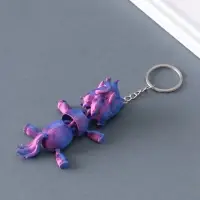 Брелок пластик 3D "Лошадка" 9,5х5х3 см