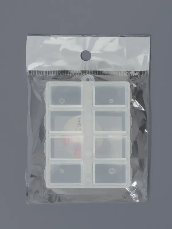 Органайзер для хранения мелочей, с подвесом, 8 ячеек, 8&times;6&times;2 см, прозрачный