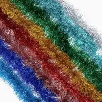 Мишура новогодняя &laquo;Норка&raquo; голографическая, d=10 см, L- 200 см, МИКС