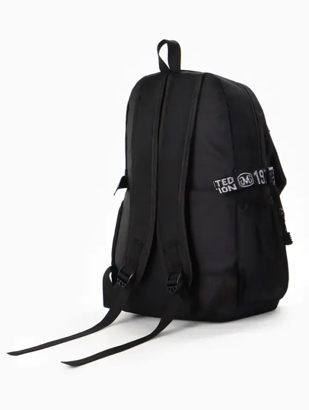 Рюкзак школьный, для мальчика, с рисунком, 1 отделение, 5 карманов, 31&times;14&times;45 см, чёрный