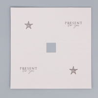 Коробка кондитерская для муссовых пирожных «Present for you», 17.8 х 17.8 х 6.5 см