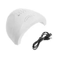 Лампа для маникюра Luazon LUF-17, UV/LED, 30 диодов, 48 Вт, таймер, USB, белая