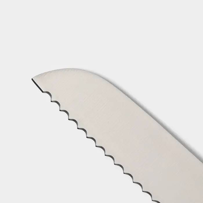 Нож для хлеба Доляна Forest, лезвие 20 см, коричневый