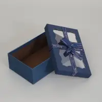 Набор подарочных коробок 3 в 1, прямоугольные с окном 23&times;16&times;9.5 21&times;14&times;8.0 19&times;12&times;6.5 см