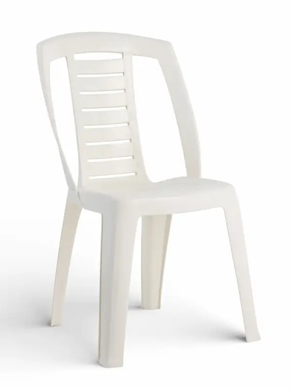 Стул садовый Decorona DeRiviera, 49.5&times;50&times;88 см, пластиковый, белый
