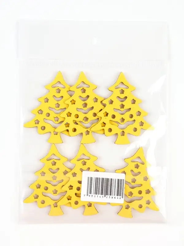 Декор Декор "Золотые елочки", набор 6 шт.