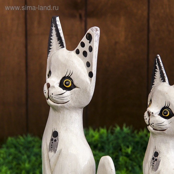 Набор сувенирный Набор сувенирный "Белые кошки"(20,25,30) 20х7х30 см