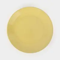 Тарелка Доляна &laquo;Пастель&raquo;, d=27 см, керамика, жёлтая