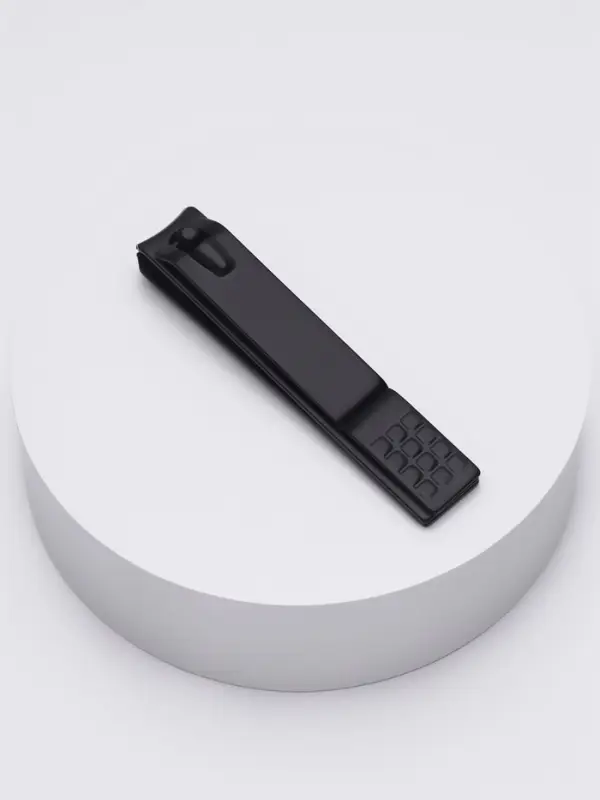 Кусачки книпсер педикюрные, 8 см, на блистере, чёрные