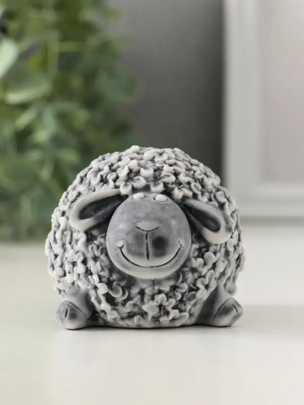 Сувенир "Барашек в цветочках" 5 см