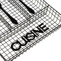 Лоток для столовых приборов тм VETTA Кухня, 4 секции, 32х26х4,5, металл