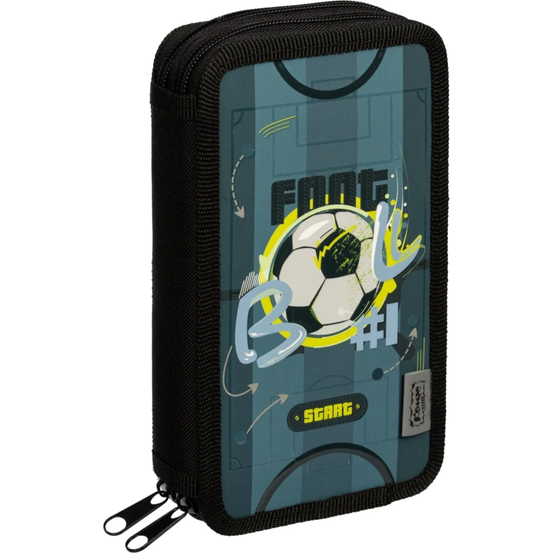 Пенал Комус Класс Football 2отд., ламинат, выб лак, 190x110 мм, ПКК 11-19