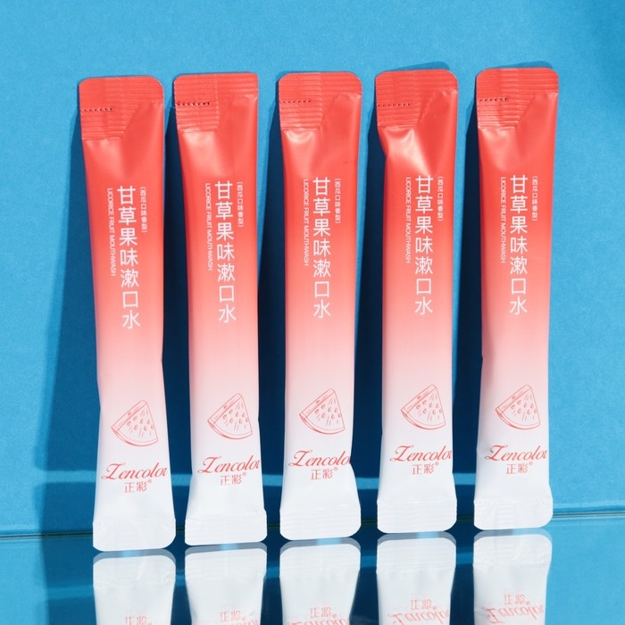 Набор ополаскивателей для рта в стиках со вкусом арбуза, 20шт по 10 мл Набор ополаскивателей для рта в стиках со вкусом арбуза, 20шт по 10 мл