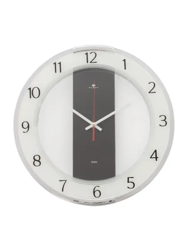 Часы настенные интерьерные &laquo;Полоса&raquo;, бесшумные, плавный ход, d=34 см