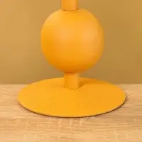 Подсвечник на 1 свечу «Песок», с 2 сферами, 8.5×8.5×18+/- 1 см