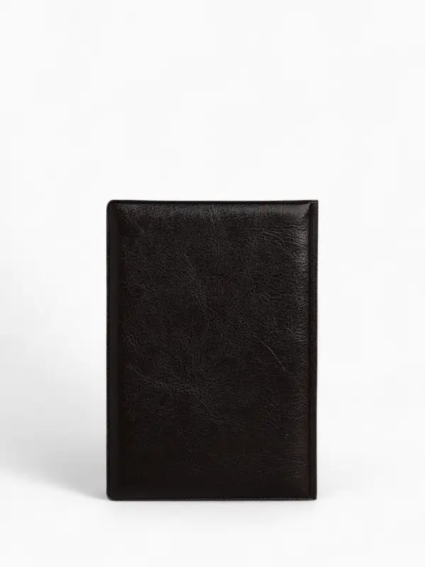 Обложка для паспорта &laquo;Герб&raquo;, коричневая