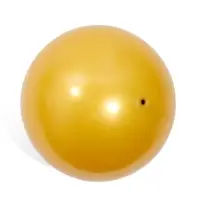 Мяч для художественной гимнастики Металлик, диаметр 19см, цвет желтый Мяч для художественной гимнастики Металлик, диаметр 19см, цвет желтый