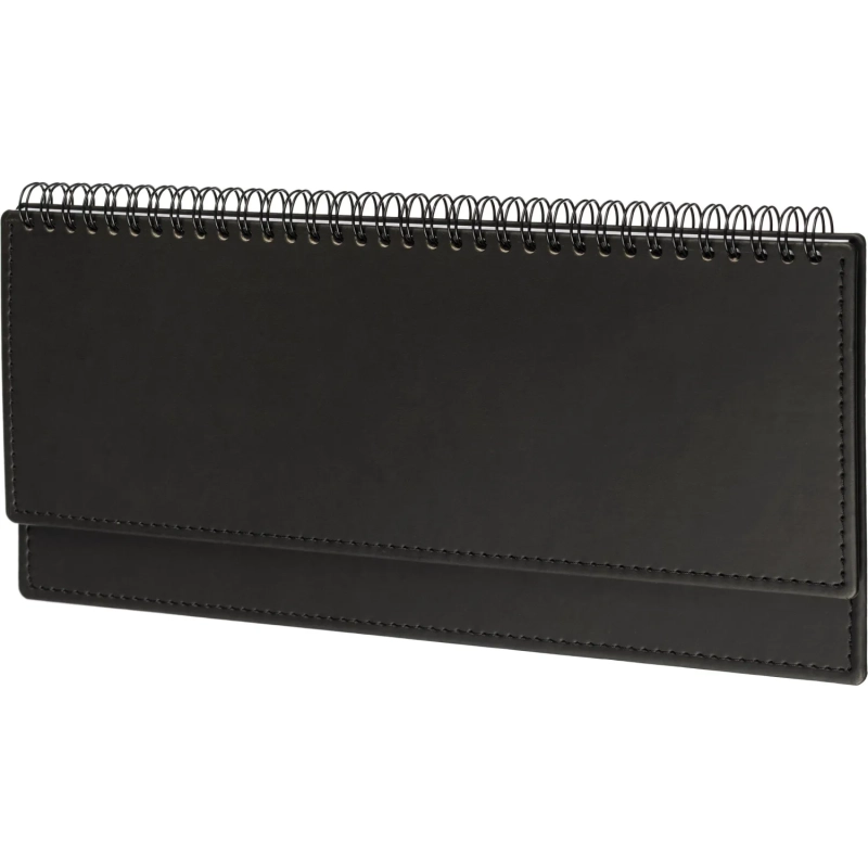 Планинг датированный 2026, черный 303х150 мм, 120 стр,АТТАСНЕ Вива