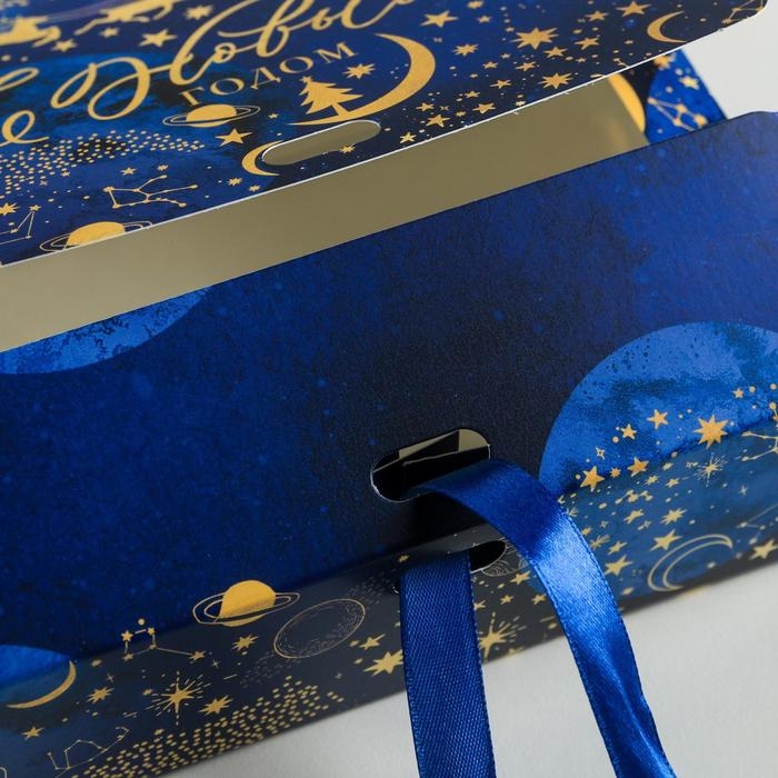 Коробка подарочная новогодняя складная «Тепла и уюта», 16.5 х 12.5 х 5 см, Новый год Коробка подарочная новогодняя складная «Тепла и уюта», 16.5 х 12.5 х 5 см, Новый год