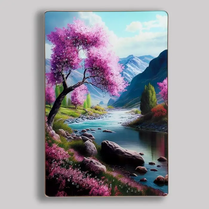 Картина акрил &laquo;Сакура летнее утро&raquo;, 60&times;39.5 см