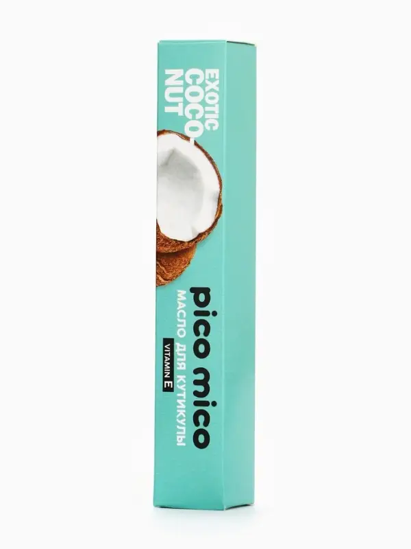 Масло для кутикулы в карандаше Exotic coconut, 2 г, аромат кокоса, PICO MICO