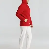 Толстовка с капюшоном унисекс Hoodie, красная, размер XS