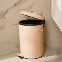 Ведро для мусора SL Home, 5 л, 28&times;21&times;31 см, бежевое