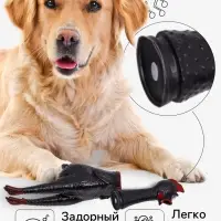 Игрушка пищащая &laquo;Задумчивая курица XL&raquo; для собак, 41 см, чёрная