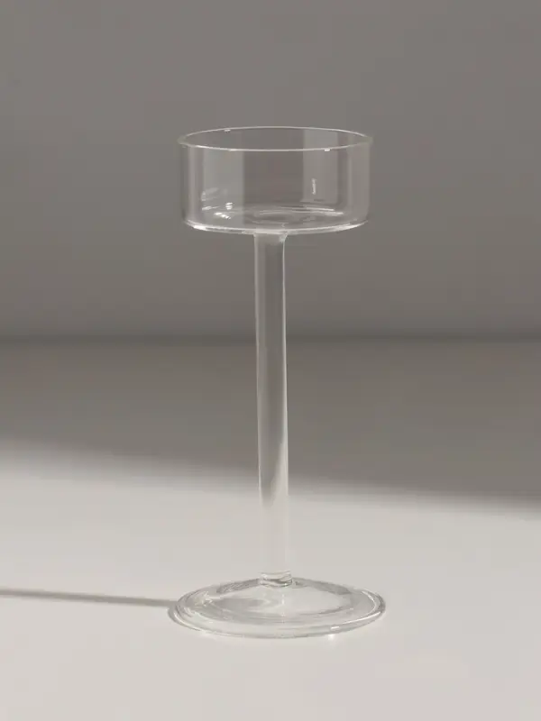 Подсвечник стекло  Подсвечник стекло "Моник" прозрачный d=5,4 см набор 3 шт 6,5х15 6,5х11 см 6,5х17 см