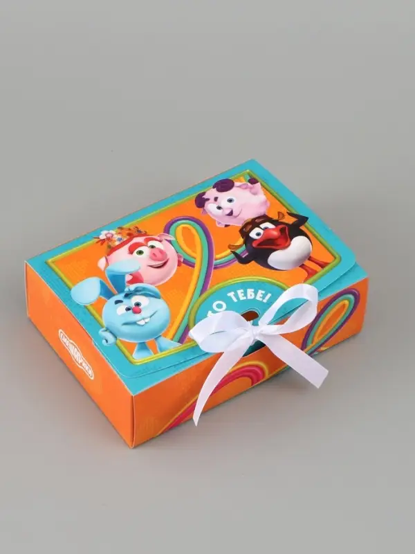 Коробка подарочная &laquo;Смешарики&raquo;, 16,5 х 12 х 5 см