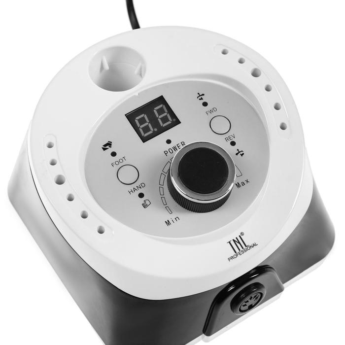 Аппарат для маникюра и педикюра TNL Iron-Pro, 35 000 об/мин, 40 Вт, чёрно-белый Аппарат для маникюра и педикюра TNL Iron-Pro, 35 000 об/мин, 40 Вт, чёрно-белый
