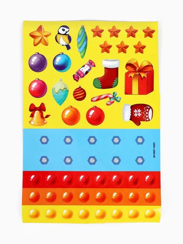 Роспись по дереву на новый год. Игровой набор для детей &laquo;Нарядные елочки&raquo;, набор для творчества