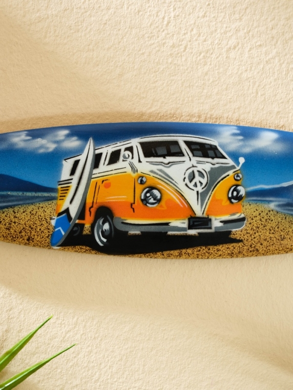 Панно "Доска для сёрфа "Сплитти" дерево 30х7 см