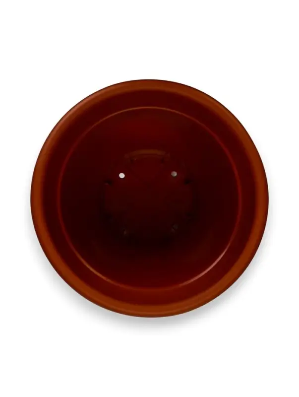 Горшок для цветов с поддоном &laquo;Борнео&raquo;, 25.8 л, пластиковый, цвет терракотовый