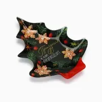 Блюдо новогоднее плоское &laquo;Праздник к нам приходит&raquo;, 19.5&times;16.5 см