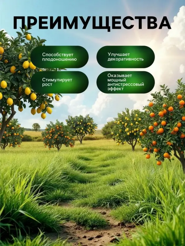 Органическое удобрение для цитрусовых Greenlife, 500 мл