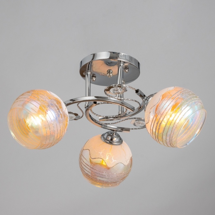 Люстра Люстра "Бренда" 3х40Вт Е27 хром МОДЕЛЬ: 2800084